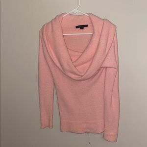 Boston Proper Blush Cowl-Neck Sweater